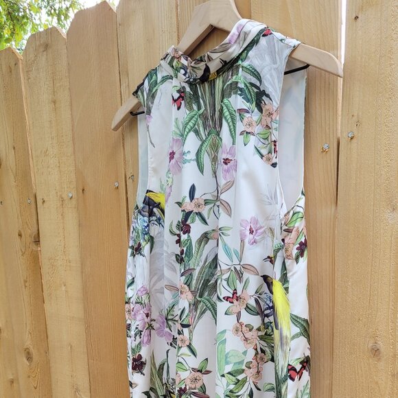 H&M Dresses & Skirts - H & M Sleeveless, Midi Tropical Print Dress Size S